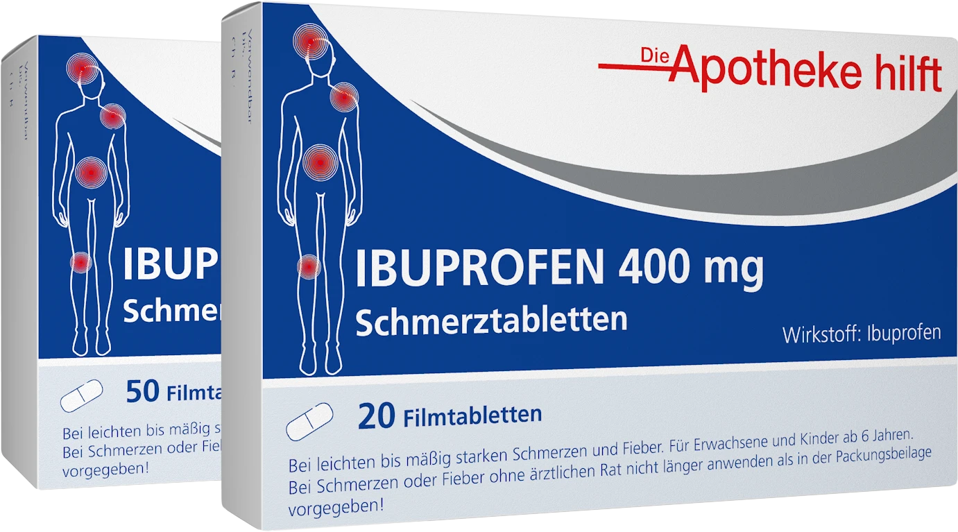 Ibuprofen 400 mg<br> Die Apotheke hilft